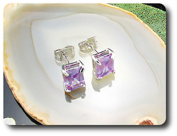 BOUCLES D'OREILLE AMETHYSTE