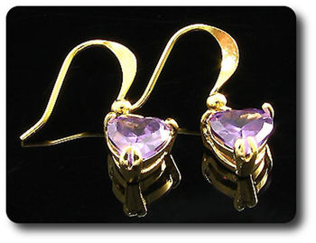 BOUCLES D'OREILLE AMETHYSTE