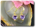 BOUCLES D'OREILLE AMETHYSTE