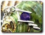 5 mm Purple Amethyst Pendant