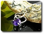 5 mm Purple Amethyst Pendant
