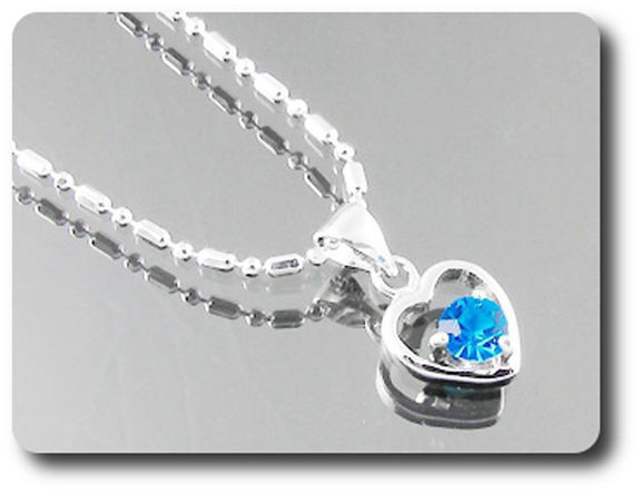 5 mm Blue Sapphire Pendant