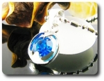6 mm Blue Sapphire Pendant