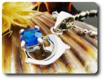 5 mm Blue Sapphire Pendant