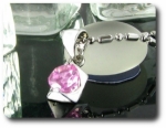 6 mm Pink Sapphire Pendant