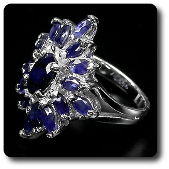 BAGUE SAPHIR BLEU