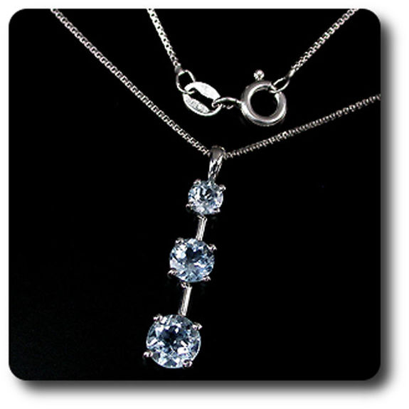 PENDENTIF TOPAZE + CHAINE