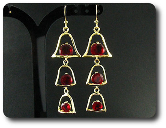 9x5~10mm Ruby Pendant Earrings Set