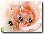 PARURE SAPHIR NOIR