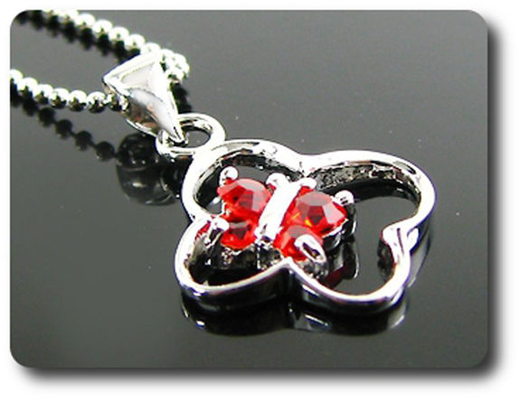 12x3mm Red Ruby Pendant Earrings Set