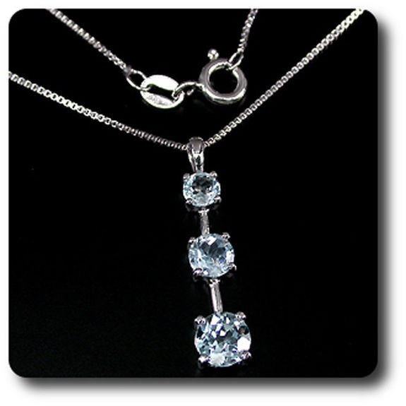 PENDENTIF TOPAZE + CHAINE