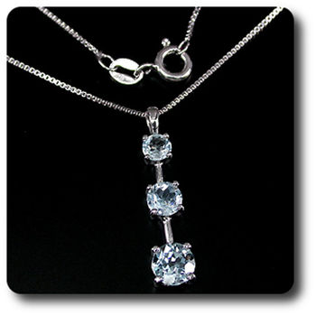 PENDENTIF TOPAZE + CHAINE