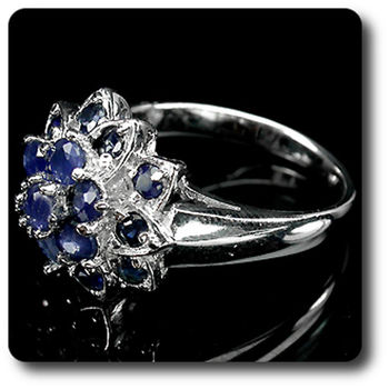 BAGUE SAPHIR BLEU