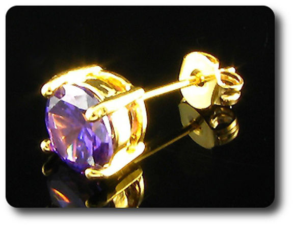 BOUCLES D'OREILLE AMETHYSTE