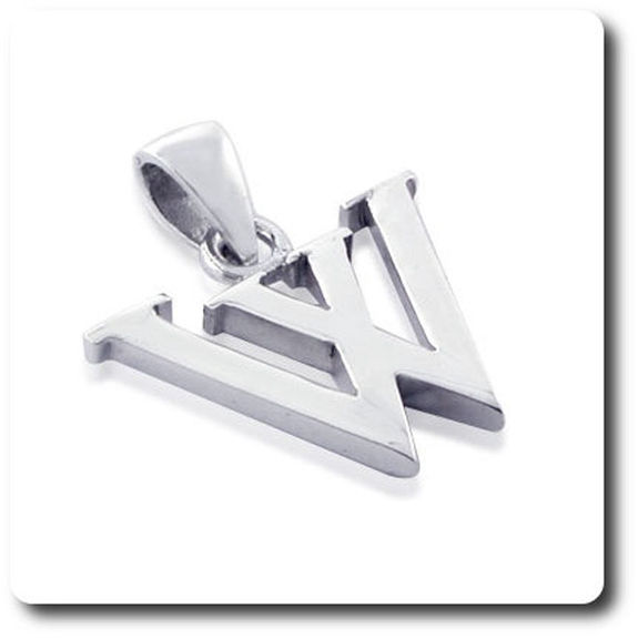 PENDENTIF LETTRE " W "