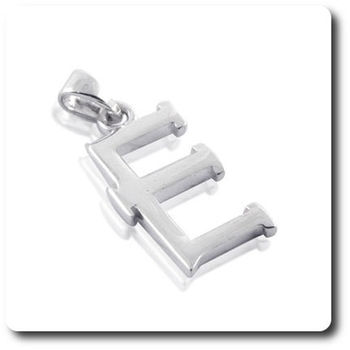 PENDENTIF LETTRE " E "