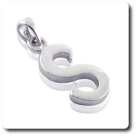 PENDENTIF LETTRE " S "