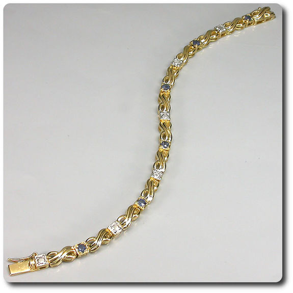 BRACELET SAPHIR & DIAMANT