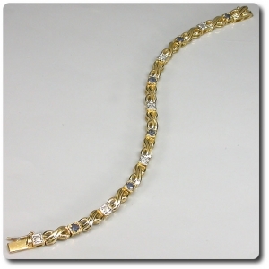 BRACELET SAPHIR & DIAMANT
