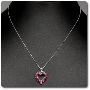 RUBY PENDANT + Chain