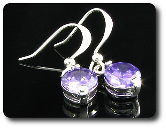 BOUCLES D'OREILLE AMETHYSTE