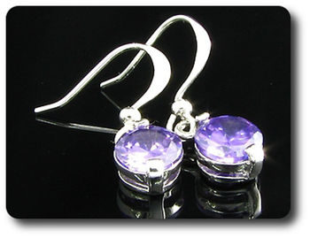 BOUCLES D'OREILLE AMETHYSTE