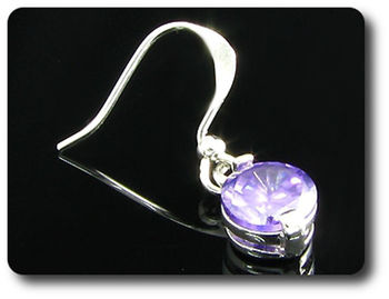 BOUCLES D'OREILLE AMETHYSTE