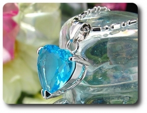 12 mm Blue Sapphire Pendant
