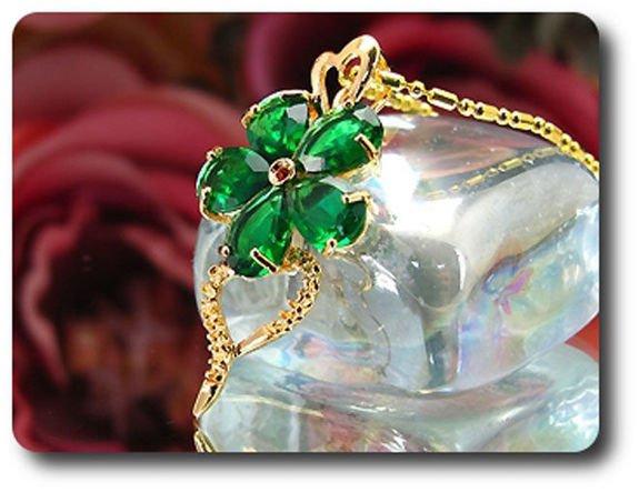 5x7 mm Green Emerald Pendant