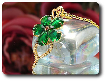 5x7 mm Green Emerald Pendant