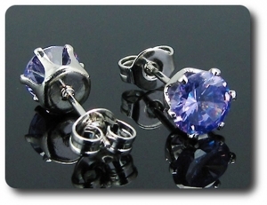 BOUCLES D'OREILLE AMETHYSTE
