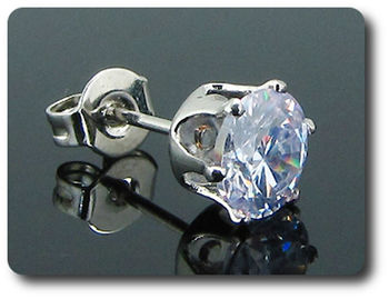 BOUCLES D'OREILLE DIAMANT CZ