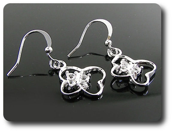 12x3mm Diamond Pendant Earrings Set