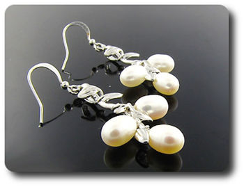 9x8mm Pearl Pendant Earrings Set