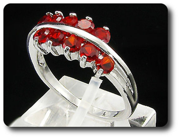 10x3mm Red Ruby Ring