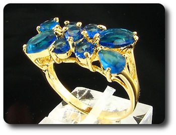 5x4mm Blue Sapphire Ring