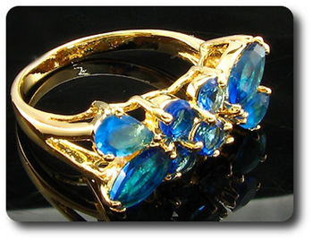 5x4mm Blue Sapphire Ring