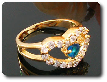 1x5mm Blue Sapphire Ring