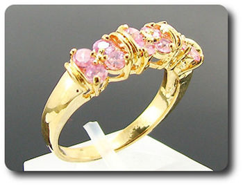BAGUE SAPHIR ROSE
