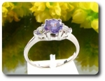 1x6mm Purple Amethyst Ring
