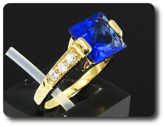 BAGUE SAPHIR BLEU
