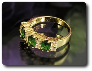 BAGUE EMERAUDE