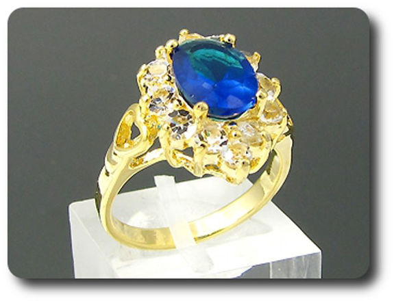 BAGUE SAPHIR BLEU