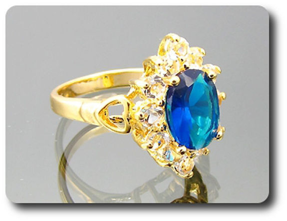 BAGUE SAPHIR BLEU