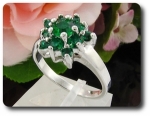15x5-3mm Green Emerald Ring