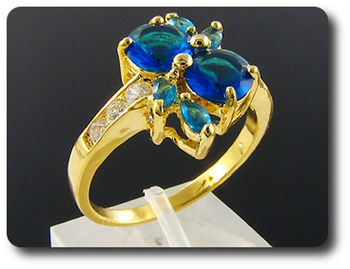 BAGUE SAPHIR BLEU