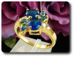 BAGUE SAPHIR BLEU