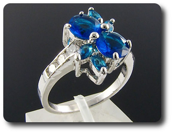 BAGUE SAPHIR BLEU