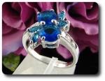 BAGUE SAPHIR BLEU
