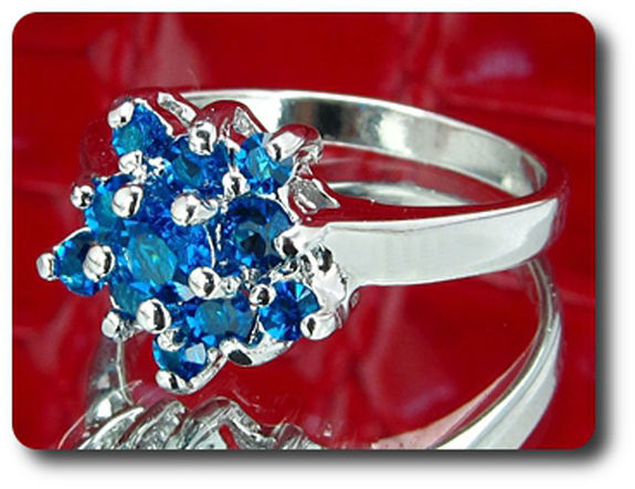 13x5-3mm Blue Sapphire Ring